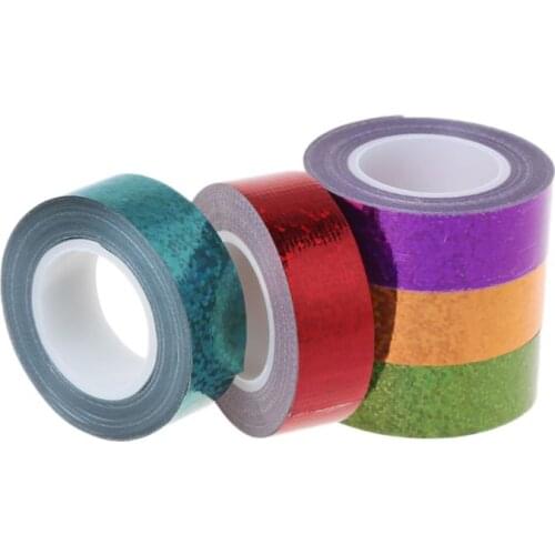 Rhythmic Gymnastics Decoration Holographic Glitter Tape Ring Artistic Stick Accessories