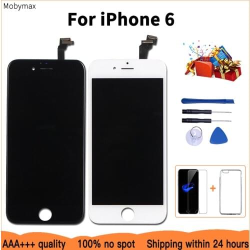 100% No Dead Pixel For iPhone 6 LCD Display All Test One by One LCD Module With Touch Glass Digitizer Assembly Replacement AAA