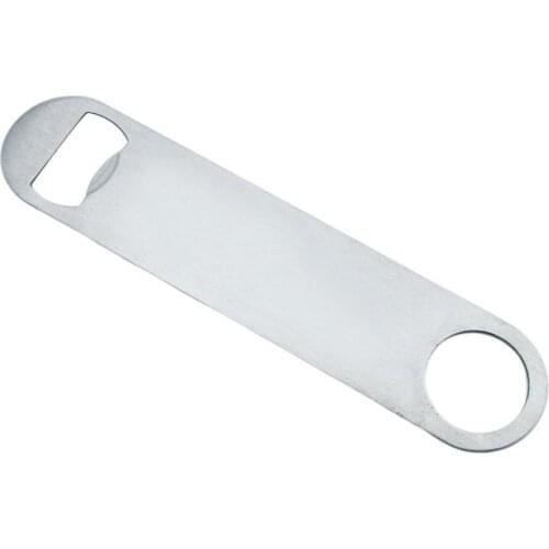 1PC Durable Beer Bottle Opener Steel Flat Speed Bottle Cap Opener Remover Bar Blade Kitchen Tool