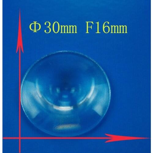 2PCS 30mm Small Round Optical PMMA Plastic Solar Fresnel Condense Focal Length 16mm Projector Plane Magnifier,Solar Concentrator