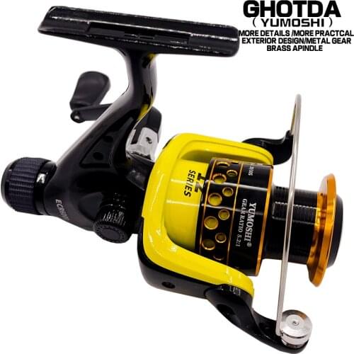 2000- 7000 Metal Wire Cup Spinning Fishing Reel Saltewater Carp Fishing Reel Rear Brake Speed Ratio 5.2:1