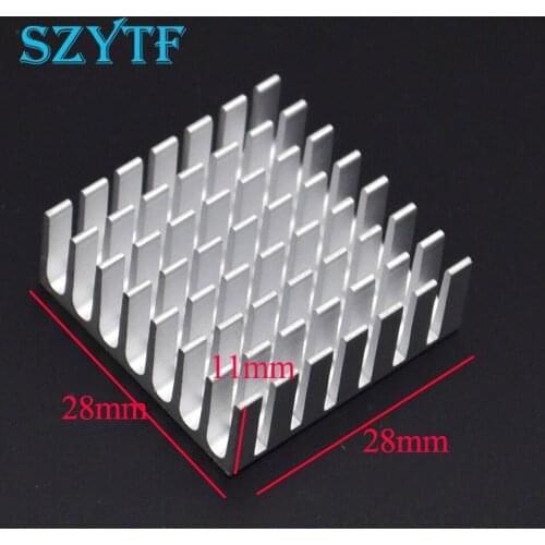 5pcs Heat sink 28*28*11MM (silver slot) high-quality radiator