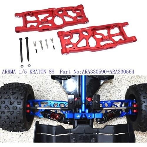 ALUMINUM REAR LOWER ARMS ARRMA 1/5 KRATON 8S ARA330590+ARA330564 MAKX056