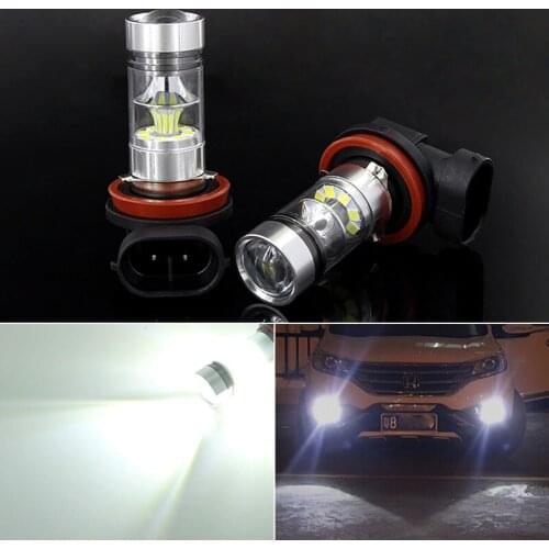 2Pcs Canbus No Error H8 H11 Car Led Fog Lights Bulb white 6000k for Honda HR-V Vezel Fit Jazz City Civic Accord