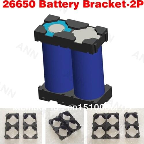 Free Shipping! 26650 LiFePO4 battery holder 26650 lithium ion battery holder Used for 7.4V 12V 24V 36V 48V battery pack