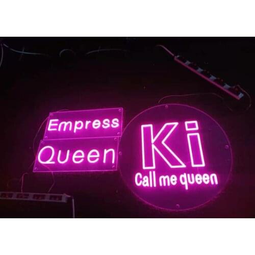 Call Me QUEEN Neon Sign Custom Made LED Light Home Room bar Wall Decoration Wedding Birthday Party Restaurant Flower Faceplate