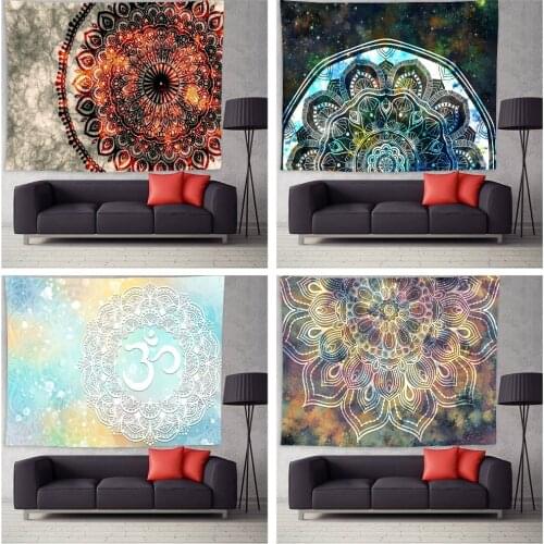 Floral Pinted Wall Hanging Tapestry Blanket Bohemian Style Profession Art Wall Background Cloth for Bedroom Living Room College