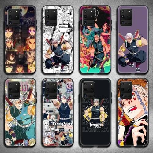 Demon Slayer Uzui Tengen Phone Cases For Samsung Galaxy S21 Plus Ultra S20 FE M11 S8 S9 plus S10 5G lite 2020