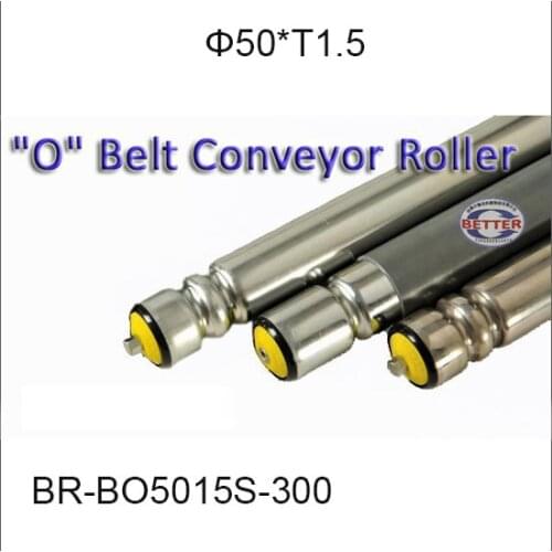 Diameter 50mm * thickness 1.5mm O belt roller driving pulley double O conveyor roller Spring Shaft