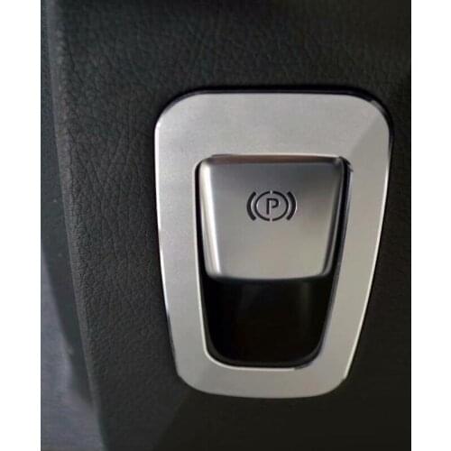 For Mercedes Benz GLC /For C Class 2015-2018 1PC Aluminum Alloy Car Electronic Handbrake Cover Trim Moldings Car Styling