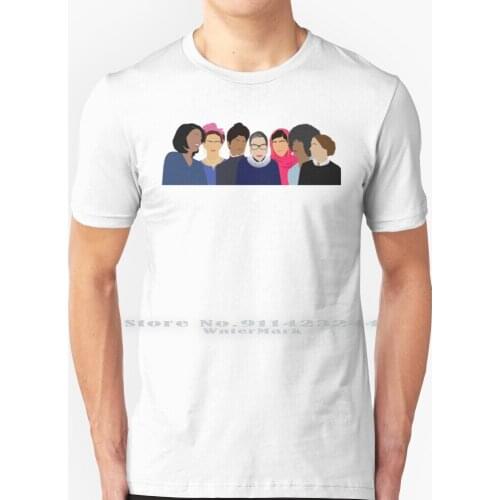 Feminist Girl Gang-Squad Goals T Shirt 100% Pure Cotton Squad Goals Girl Gang Feminist Rbg Notorious Ruth Bader Ginsburg Malala