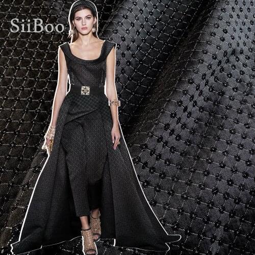 Italy elegant double size yarn dyed gold stripe metallic jacquard fabric for women autumn dress blazer 3D tissu africain SP5885