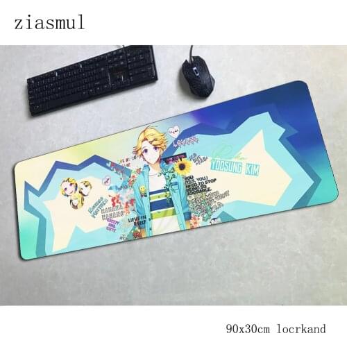 Mystic messenger pad mouse 90x30cm computer gamer mouse pad HD pattern padmouse Fashion mousepad ergonomic gadget desk mats