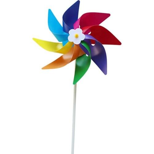 Colorful Prop In Dance Decor Garden Yard Party Outdoor Windmill Wind Spinner Ornament Decoration Kids Toys