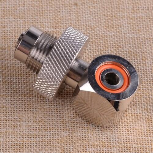 LEAOSK Silver G5/8 Thread DIN Valve Fire Fighting Cylinder Fill Station Charging Adapter Connector