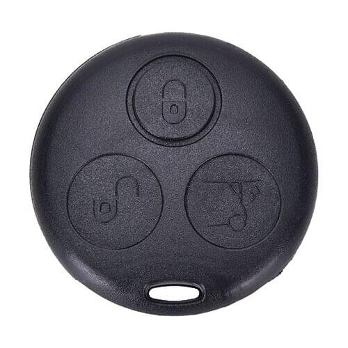 New 3 Button Remote Key Shell Case Replacement Fob for SMART Fortwo Mercedes Benz