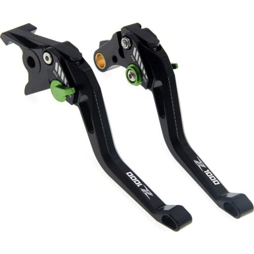 RiderJacky 3D Rhombus Hollow Adjustable Z 1000 Motorcycle Brake Clutch Levers For Kawasaki Z1000 2007-2016 2012 2013 2014 2015