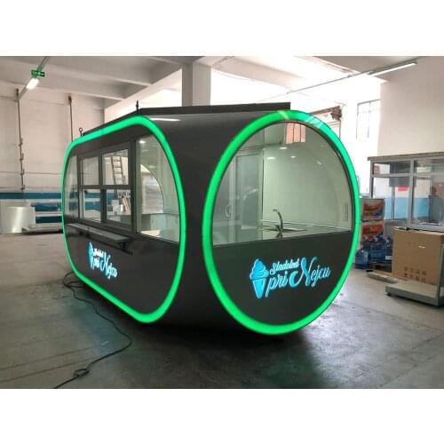 Ice Cream Cabinet , Mobile Ice Cream & Food Cabin , Büfe Kabin