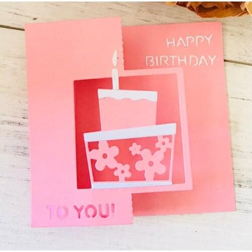 Happy birthday Metal Cutting Dies Scrapbooking Stencil Die Cuts Card Making DIY Decorative Craft Embossing New Dies For new 2020