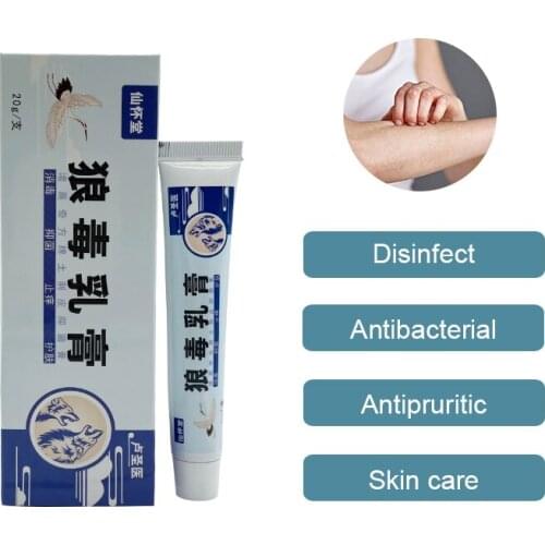 Herbal Anti-Bacterial Cream Treatment Psoriasis Cream Skin Care Antipruritic Dermatitis Eczema Herbal Ointment Medical Plaste