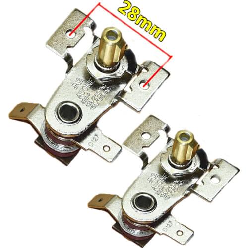 2Pcs Universal Electric oven Thermostat Mechanical Adjustable Temperature Switch Controller Electric heater parts Accessories