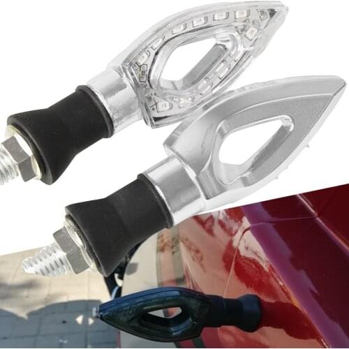 Universal New Motorcycle Turn Signal Light High quality 18v 12 LED Indicator Light Blinker Light For Yamaha MT09 MT 09 MT-09