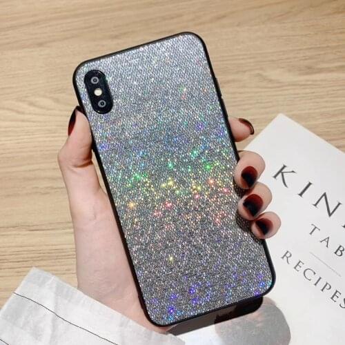 High quality Glitter Sequin TPU Case For iPhone 11 Coque 7 plus 6 6S Plus 8 Plus X 12 pro max Colorful phone back Cover fundas