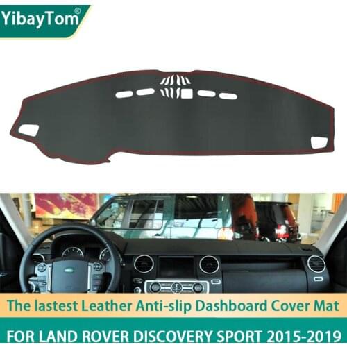 High Rank Durable Excellent PU Leather Dashboard Anit-slip Anti-UV Cover Protective mat For Land Rover Discovery Sport 2015-2019