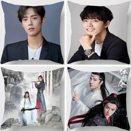 ZENGIA Sean Xiao Xiao Zhan Pillow Case For Home Decoration 45*45cm Pillowcase Throw Pillow Cover Drop Shipping Cushion Cover