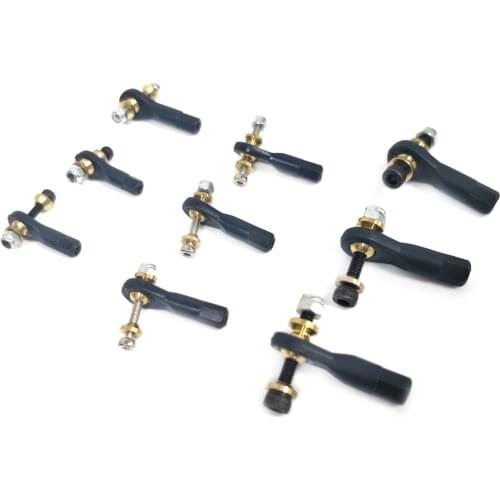 10pcs M2 M2.5 M3 Metal Airplane Ball Joints Dual Cup Ball Joint Adjustable Heave Duty Ball For RC Plane