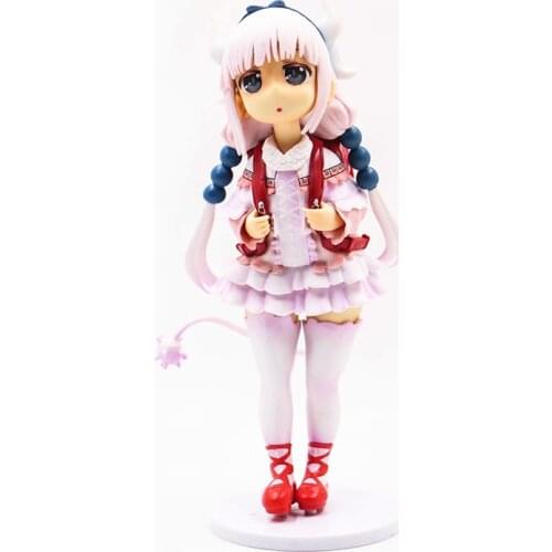 18CM Anime Figures Kobayashi-san Chi No Maid Dragon Kanna Kamui Anime Action Figure PVC Collectible Model Toy Figure