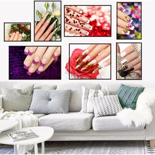 5D DIY diamond painting Nail Salon diamond mosaic Picture Diamond Embroidery Diamond Mosaic diamond paint Full diamond embroider