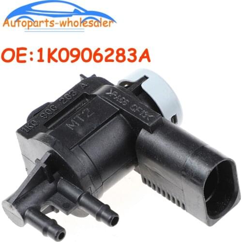 Car 1K0906283A 1J0906283C EGR Vacuum Solenoid Valve For Audi A3 A4 A6 for Volkswagen Passat Golf J etta Beetle Tiguan T ouareg