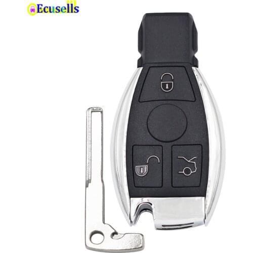 3 Button Remote Car Key Shell Fob Case For-Mercedes For Benz A B C E S Class W203 W204 W205 W210 W211 W212 W221 W222