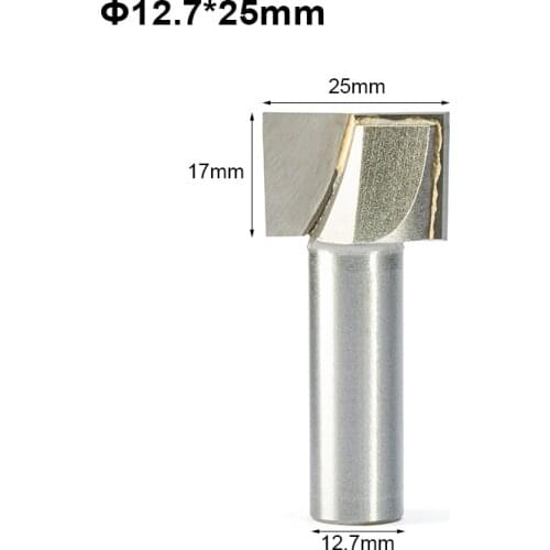 1pc 12.7mm 1/2" Cleaning bottom Engraving Bit carbide router bit Woodworking Tools CNC milling cutter endmill for wood Flat Door