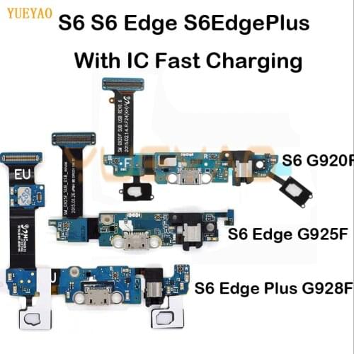 For Samsung Galaxy S6 Edge Plus S6+ G920F G925F G928F G920 G925 G928 Dock Connector Micro USB Charger Charging Port Flex Cable