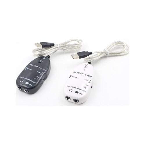 Guitar Cable Audio USB Link Interface Adapter For MAC/PC Music Recording Accessories For Guitarra Players Gift