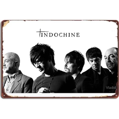 Indochina Nicola Boris Oli Group Metal Signs Cinema Garage Cinema Funny Wall Decor Tin sign Posters