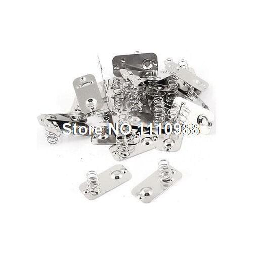 Metal AA Battery Connecting Spring Lamination Contact Plate 30 Pcs