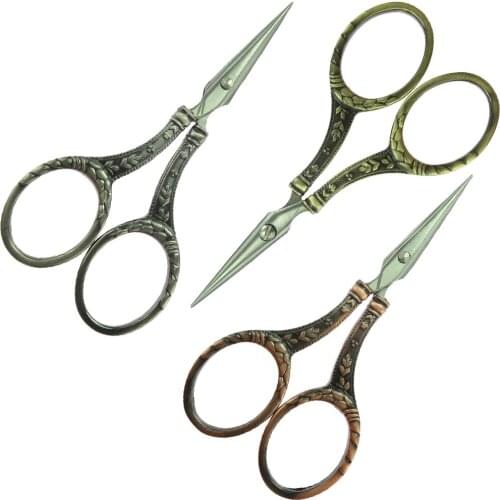 11cm Stainless Steel Wheat Sewing Scissor Shear Cutter for Embroidery Sewing Arts Crafts