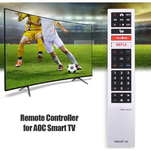 Remote Control for AOC TVs Replacement Controller Suitable for AOC TVs Wireless Switch Smart Home Television Accessories