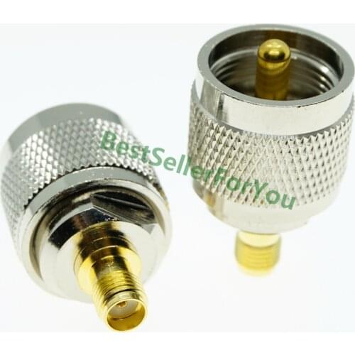 SMA Female Jack To UHF PL 259 Male PL259 SO239 Plug RF Adapter Connector RADIO