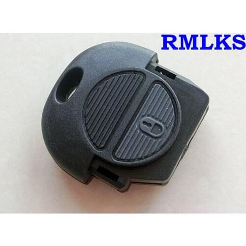 RMLKS 2 Button Remote Flip Fob Car Key Shell for Nissan Micra Almera Primera X-Trail Replacement Key Case Cover