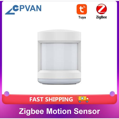 Tuya Zigbee Motion Sensor Detector Smart Human Body Sensor Home Security System Work With Wireless Zigbee Gateway