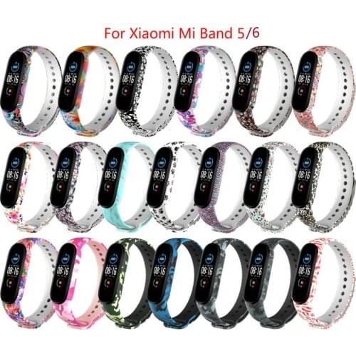 1PC Bracelet for Xiaomi Mi Band 6 Strap for Miband6 Miband 5 Correa Silicon for Mi Band 5 NFC Strap Accessories Replacement Belt