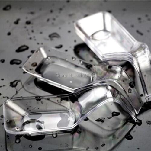 1200pcs Party Wedding Supplies, Disposable Plastic Tableware, Transparent Dessert Spoon Mini Cake Tasting Dish