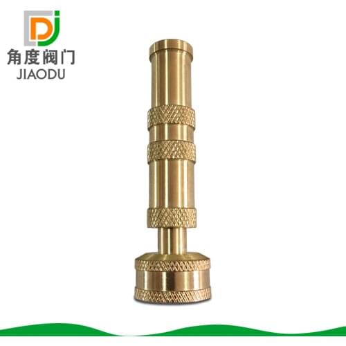 4 inch 3 / 4NH American standard thread lead - free brass nozzle garden irrigation hose nozzle high - pressure nozzle