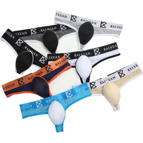 7Pcs/lot Mens Underwear Brief Thongs Mesh Lingerie Panty Sexy Men Penis Pouch Slips Breathable Tanga Thongs ropa interior hombre