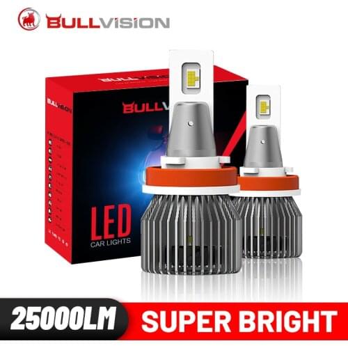 9005 Led Headlight Bulb High Beam H8 H9 H7 H11 H4 Led Lights For Auto HB3 HB4 9006 Car Lamps Tuning Csp 5000K Ampoule Bullvision