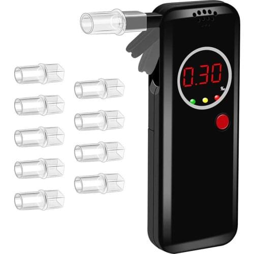 EEK-Brand Car Alcohol Breath Tester alkomat Breathalyzer Analyzer Detector alcohol tester Breathalyser Device with Digital LCD